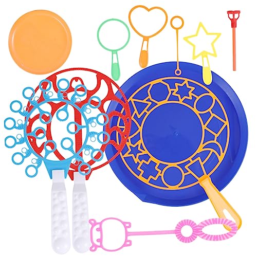 VICASKY Bubble Maker Set Kreative Blasenmacher Mit Zauberstäben Und Blasenplatte Für Spiel Und Spaß Im Freien Für Kinderpartys Und Sommerabenteuer von VICASKY