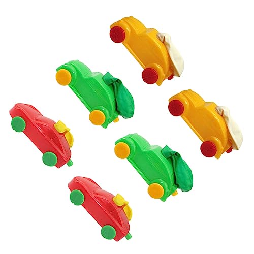 VICASKY Bunte Ballon Auto Spielzeuge Lernspielzeug Für DIY Wissenschaftsfahrzeuge Spaß Mit Fahrzeugen Für Kreative Spiele Farben Zufällig von VICASKY