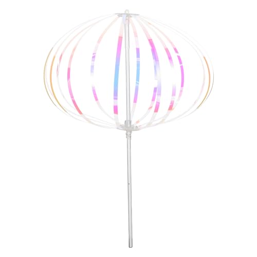 VICASKY Bunter Zauberstab für Handheld Blasenstab mit Faszinierenden Ringen und Schillernden Farben für Partys Geburtstage und Spielspaß für Kleinkinder und Kleine von VICASKY
