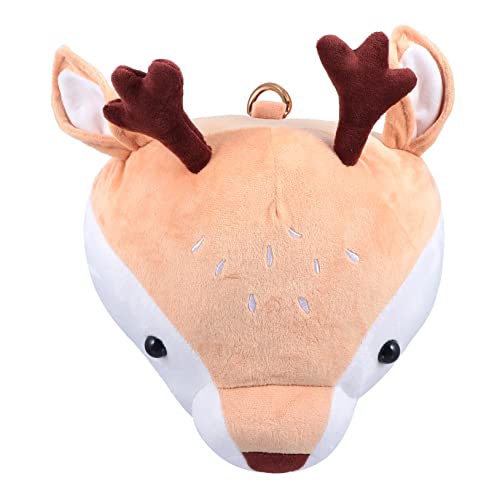 VICASKY Cartoon Elefant Wandbehang Kinderspielzeug Dekoration Plüsch Rehkitz Kuschelpuppe Tier Stoffpuppe Zum Aufhängen Ausgestopfte Rentierpuppe Wand Rentierpuppe von VICASKY
