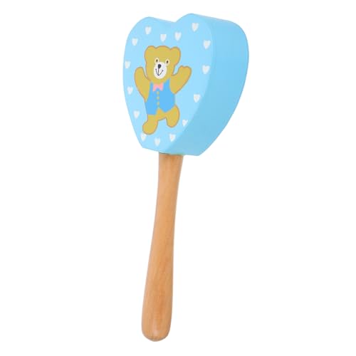 VICASKY Rassel Mit Herzmuster Musikspielzeug Für Babys Sensorisches Entwicklungsspielzeug Maraca Aus Holz Kleinkindinstrumente Rhythmus-Musikinstrument VICASKY Rassel Mit Herzmuster Musikspielzeug Für Babys Sensorisches Entwicklungsspielzeug Maraca Aus Holz Kleinkindinstrumente Rhythmus-Musikinstrument von VICASKY