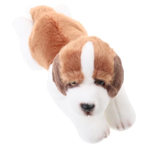 VICASKY Cartoon-Puppe Puppenspielzeug Schöner Kuschelhund Kleiner Stoffhund Hundepuppe Cartoon-stofftier Ausgestopfter Hund Plüschhundedekor Interessante Puppe Hübsche Puppe Pp Baumwolle von VICASKY
