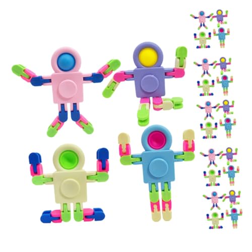 VICASKY 24 Stücke Roboter Spielzeug Gyroskop Sensorischen Spielzeug Dekompression Büro Schreibtisch Spielzeug von VICASKY