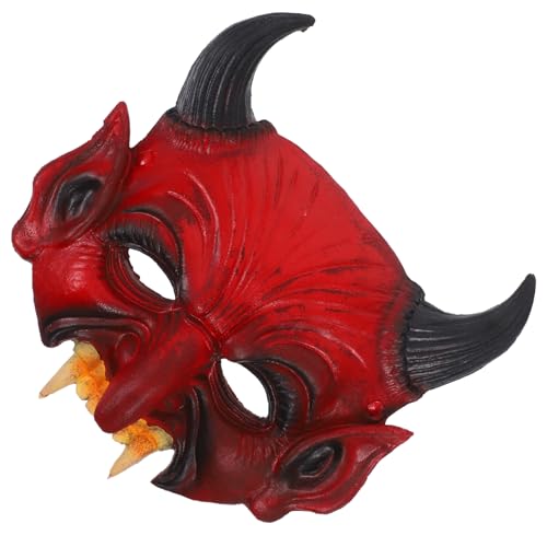 VICASKY Dämonenmaske für Halloween Gruselige Cosplay Maske aus Leichtem PU Material für Partys Kostüme und Auftritte Sorgt für Unvergessliche Halloween von VICASKY