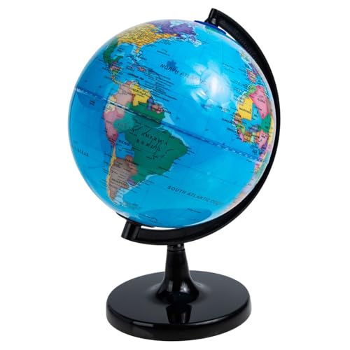 VICASKY Dekorativer Erdglobus Schul Lehrmittel für Geographie Tischdekoration Kreatives Design für Büro und Zuhause Platzsparend und Praktisch von VICASKY