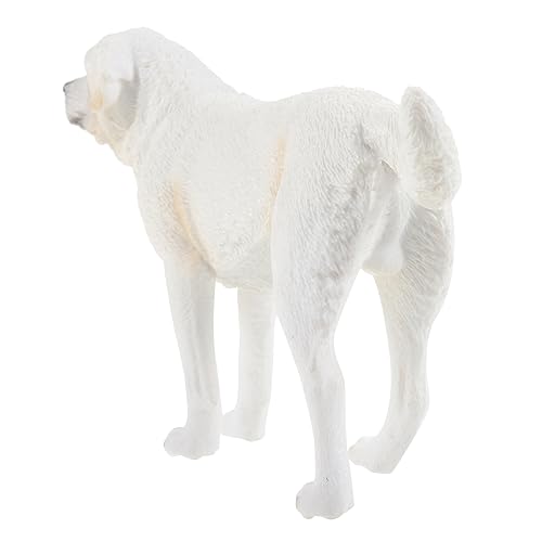 VICASKY Des Heiligen Bernhard Figuren Welpe Dackel Hund Wohnkultur Kinderspielzeug Plastik Weiß VICASKY Des Heiligen Bernhard Figuren Welpe Dackel Hund Wohnkultur Kinderspielzeug Plastik Weiß von VICASKY