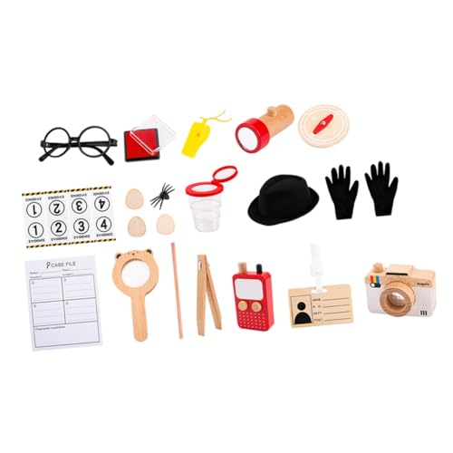 VICASKY Detektiv Spielset mit Fingerabdruck Werkzeugen Sicherer Hochwertiger Materialmix Fördert Zusammenarbeit und Kommunikation für Jungen und Mädchen Ab Jahren Realistische Rollenspiel VICASKY Detektiv Spielset mit Fingerabdruck Werkzeugen Sicherer Hochwertiger Materialmix Fördert Zusammenarbeit und Kommunikation für Jungen und Mädchen Ab Jahren Realistische Rollenspiel von VICASKY