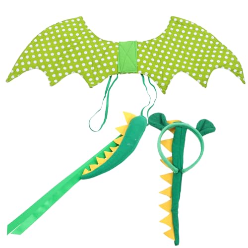 VICASKY Dinosaurier Kostüm Set für Mädchen Teilig mit Flügel und Haarreif Niedliches Cosplay Verkleidung für Geburtstag Karneval Halloween Hautfreundlich und Robust Gelb VICASKY Dinosaurier Kostüm Set für Mädchen Teilig mit Flügel und Haarreif Niedliches Cosplay Verkleidung für Geburtstag Karneval Halloween Hautfreundlich und Robust Gelb von VICASKY
