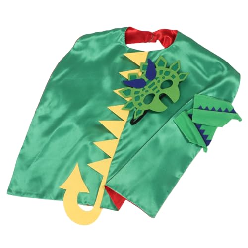 VICASKY Dinosaurier Kostüm Umhang mit Kapuze Jungen Mädchen Faschingskostüm Halloween Party Cosplay Cape mit Einfachem Verschluss Weicher Stoff Langlebig VICASKY Dinosaurier Kostüm Umhang mit Kapuze Jungen Mädchen Faschingskostüm Halloween Party Cosplay Cape mit Einfachem Verschluss Weicher Stoff Langlebig von VICASKY