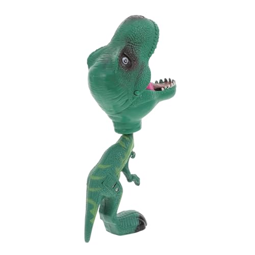 VICASKY Dinosaurier-handclip Dekoratives Dinosauriermodell Handpuppenspielzeug Mit Ton Kinderpuppenspielzeug Tierspielzeug Mit Licht Geschichte Erzählende Marionette Plastik Green VICASKY Dinosaurier-handclip Dekoratives Dinosauriermodell Handpuppenspielzeug Mit Ton Kinderpuppenspielzeug Tierspielzeug Mit Licht Geschichte Erzählende Marionette Plastik Green von VICASKY