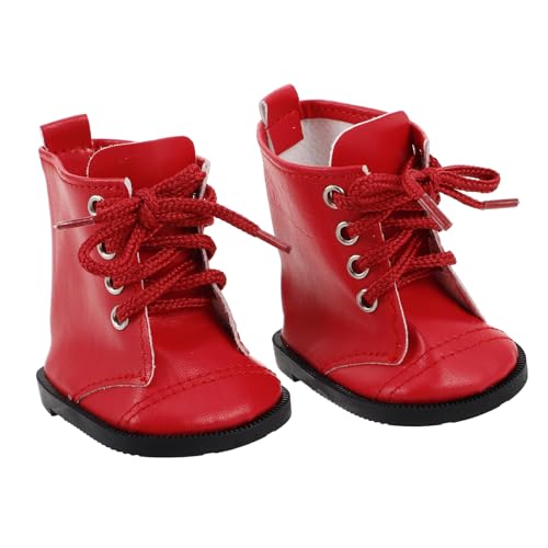 VICASKY Doll Boots für Puppen Stylische PU Leder Schuhe für Puppen Outfits Vielseitige Accessoires mit Realistischen Details und Hochwertiger Verarbeitung für Kreative Puppenkostüme VICASKY Doll Boots für Puppen Stylische PU Leder Schuhe für Puppen Outfits Vielseitige Accessoires mit Realistischen Details und Hochwertiger Verarbeitung für Kreative Puppenkostüme von VICASKY