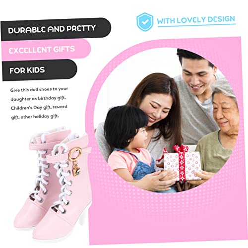 VICASKY Doll High Heel Boots Kleine Puppenschuhe High Heels für Prinzessin Puppen Stilvolle Zubehör für Perfektes zu Geburtstag und Feiertagen VICASKY Doll High Heel Boots Kleine Puppenschuhe High Heels für Prinzessin Puppen Stilvolle Zubehör für Perfektes zu Geburtstag und Feiertagen von VICASKY