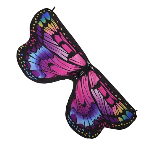 VICASKY Doppelseitige Schmetterlingsflügel Cape mit Farbenfrohem Druck Leichte und Bequeme Verkleidungsflügel für Mädchen Wendbares Monarch Kostüm für Halloween Party und Rollenspiele VICASKY Doppelseitige Schmetterlingsflügel Cape mit Farbenfrohem Druck Leichte und Bequeme Verkleidungsflügel für Mädchen Wendbares Monarch Kostüm für Halloween Party und Rollenspiele von VICASKY