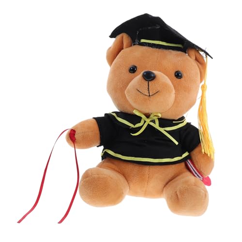 VICASKY Mini Grad Bär Plüsch Spielzeug Doktorhut Bär Entzückende Dekorationen Grad von VICASKY