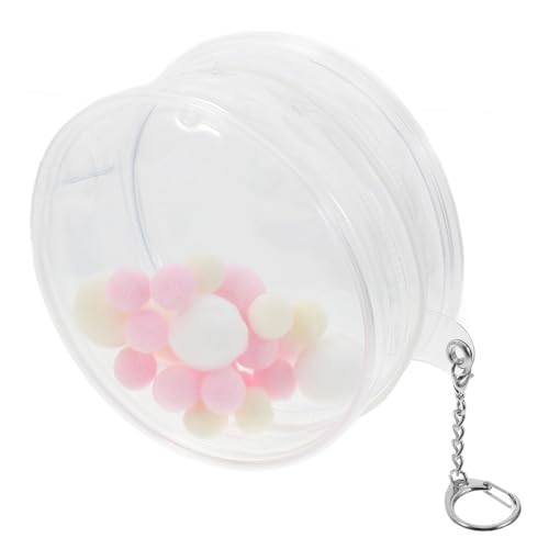 VICASKY Durchsichtige Puppen-Aufbewahrungstasche Mit Bommelball Und Schlüsselanhänger. Durchsichtige Figuren-präsentationstasche VICASKY Durchsichtige Puppen-Aufbewahrungstasche Mit Bommelball Und Schlüsselanhänger. Durchsichtige Figuren-präsentationstasche von VICASKY