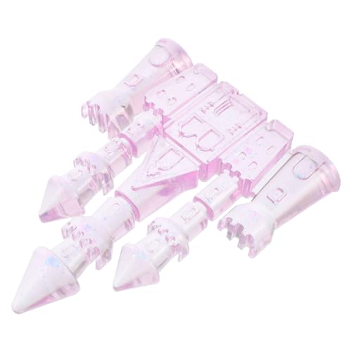 VICASKY Edelsteinschloss- Spielzeugkinder Schlossspielzeug Für Und Mädchen Kinderspielzeug Treibsand-Ornamente Für Mädchen Mädchenspielzeug Rosa Plastik VICASKY Edelsteinschloss- Spielzeugkinder Schlossspielzeug Für Und Mädchen Kinderspielzeug Treibsand-Ornamente Für Mädchen Mädchenspielzeug Rosa Plastik von VICASKY