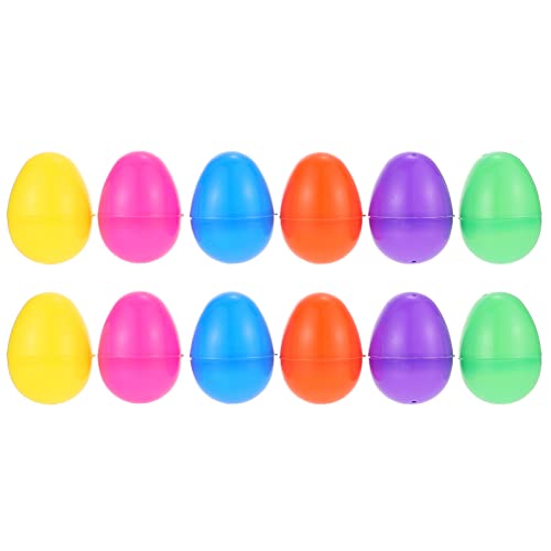 VICASKY Eierstreuer-Set Perkussion Musik-Eier Maracas Kinderspielzeug 6 Farben Für Kinderspielzeug Musiklernen Diy Leere Plastikeier Befüllbar Mit Süßigkeiten Ostereier-Shaker VICASKY Eierstreuer-Set Perkussion Musik-Eier Maracas Kinderspielzeug 6 Farben Für Kinderspielzeug Musiklernen Diy Leere Plastikeier Befüllbar Mit Süßigkeiten Ostereier-Shaker von VICASKY