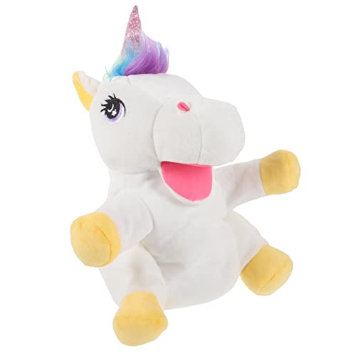 VICASKY Einhorn Handpuppe Kreative Handpuppe Pädagogische Handpuppe Lebensechte Einhornpuppe Handpuppe Zum Geschichtenerzählen DIY Einhorn Puppe Weiß Pp Baumwolle VICASKY Einhorn Handpuppe Kreative Handpuppe Pädagogische Handpuppe Lebensechte Einhornpuppe Handpuppe Zum Geschichtenerzählen DIY Einhorn Puppe Weiß Pp Baumwolle von VICASKY