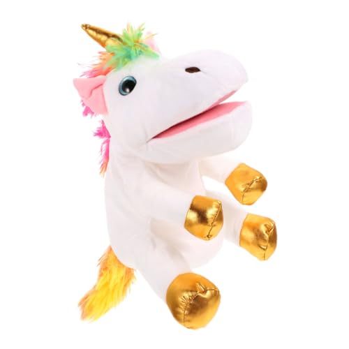 VICASKY Einhorn Handpuppe für Interaktive Geschichtenerzähler Weiche Tierhandpuppe aus Kreatives Puppenspielzeug für Jungen VICASKY Einhorn Handpuppe für Interaktive Geschichtenerzähler Weiche Tierhandpuppe aus Kreatives Puppenspielzeug für Jungen von VICASKY