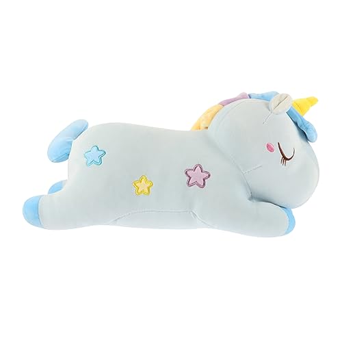 VICASKY Einhorn Puppe Kindergeschenke Kissen Kinderspielzeug Für Zuhause Plüschtiere Für Süßes Stofftiere Kinderzimmer Plüsch Blau VICASKY Einhorn Puppe Kindergeschenke Kissen Kinderspielzeug Für Zuhause Plüschtiere Für Süßes Stofftiere Kinderzimmer Plüsch Blau von VICASKY