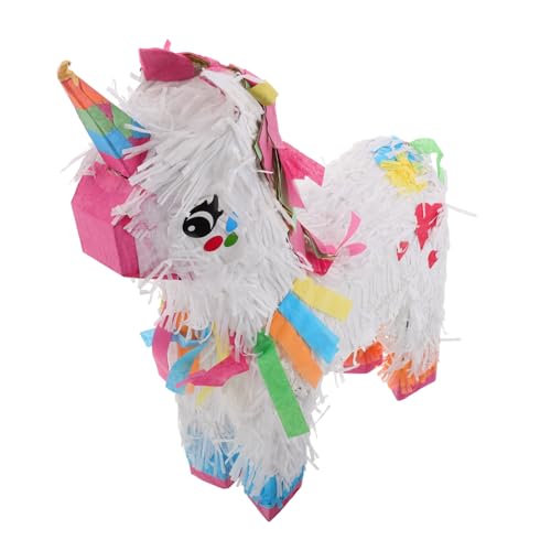 VICASKY Einhorn-piñata Aufzugsnase Verschönerer Netztasche Aus Spitze Piñata Styling-bar Bankett-piñata Gefüllte Piñata Haushaltslüfter Kinderdekoration Babyschmuck Papier von VICASKY