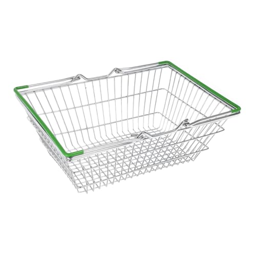 VICASKY Einkaufskorb für Mini Metallkorb Robustes für Rollenspiele zur Aufbewahrung Geschenken für Drinnen und Draußen von VICASKY