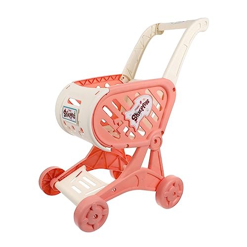 VICASKY Einkaufswagen-Spielzeug Für Jungen Und Mädchen Simulationswagen Spielzeug Für Jungen Und Mädchen Schuhspielzeug Rollenspiel Supermarkt Spielzeug Puppen Lagerregal von VICASKY
