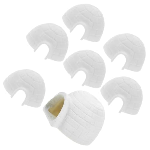 VICASKY Eishausstatue für kinderspielzeug spielsachen Jungs Mini-Pinguine spielzeuge Eishaus-Handwerk Eishausmodelle für Plastik Weiß VICASKY Eishausstatue für kinderspielzeug spielsachen Jungs Mini-Pinguine spielzeuge Eishaus-Handwerk Eishausmodelle für Plastik Weiß von VICASKY