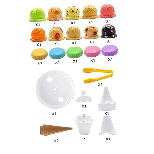 VICASKY Eisturm Stapelspielzeug Für Lernspielzeug Für Fantasievolles Balance Spiel Für Jungen Und ädchen Kleine Eisliebhaber VICASKY Eisturm Stapelspielzeug Für Lernspielzeug Für Fantasievolles Balance Spiel Für Jungen Und ädchen Kleine Eisliebhaber von VICASKY