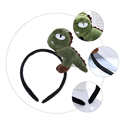 VICASKY Elastisches Dinosaurier Haarband Cartoon Stirnband für Mädchen Damen Atmungsaktives Komfortables Kopfaccessoire für Zuhause Sport und Reisen Modisches Haarschmuck VICASKY Elastisches Dinosaurier Haarband Cartoon Stirnband für Mädchen Damen Atmungsaktives Komfortables Kopfaccessoire für Zuhause Sport und Reisen Modisches Haarschmuck von VICASKY