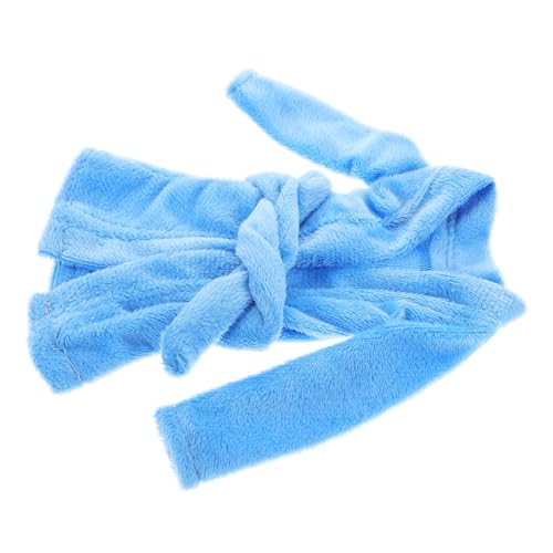 VICASKY Eleganter Puppen Bademantel Blau Komfortabel Vielseitig Passend für Puppenhaus und Puppenkleidung als Robe Spielkleidung Zubehör VICASKY Eleganter Puppen Bademantel Blau Komfortabel Vielseitig Passend für Puppenhaus und Puppenkleidung als Robe Spielkleidung Zubehör von VICASKY