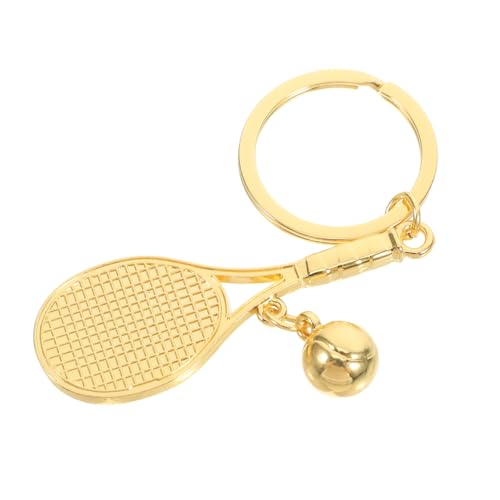 VICASKY Eleganter Tennis Schlüsselanhänger aus Robustem Kleiner Tennisschläger Anhänger Multifunktionales Accessoire für Tennisliebhaber Leichter Schlüsselring und Dekoratives Sport von VICASKY
