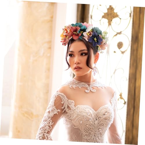VICASKY Elegantes Künstliches Blumen Stirnband mit Verstellbarem Band Floraler Haarschmuck für Frauen und Mädchen Geeignet für Hochzeiten Partys und Festliche Anlässe VICASKY Elegantes Künstliches Blumen Stirnband mit Verstellbarem Band Floraler Haarschmuck für Frauen und Mädchen Geeignet für Hochzeiten Partys und Festliche Anlässe von VICASKY