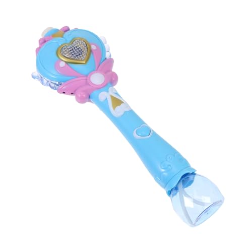 VICASKY Elektrische Musik seifenblasenmaschine mit Bunten Lichtern und Hexenstab Design Batteriebetriebenes Bubble Toy für Spielerisches Blasen mit Musik Langlebiges Material Geschenk für VICASKY Elektrische Musik seifenblasenmaschine mit Bunten Lichtern und Hexenstab Design Batteriebetriebenes Bubble Toy für Spielerisches Blasen mit Musik Langlebiges Material Geschenk für von VICASKY