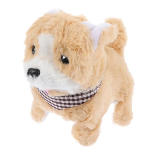 VICASKY Elektrische Welpenpuppe Interaktiver Hund Hunde-Puzzle- Roboter Kuscheltier elektrospielzeuge elektrisches Laufspielzeug bellender Hund Plüsch von VICASKY