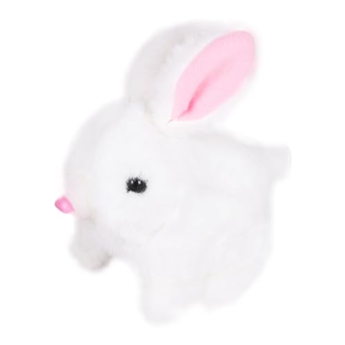 VICASKY Elektrisches Plüschkaninchen Interaktives Kuscheltier für Bewegung und Geräuschen für Ostern oder Geburtstagsfeiern Farblich Zufällig ohne Batterien Zufällige Farbe von VICASKY
