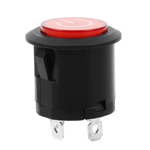 VICASKY Elektrisches Spielzeugzubehör Elektrospielzeug Zubehör Elektromotorrad Zubehör Startschalter Knopfschalter Schalter für elektrisches Plastik rot VICASKY Elektrisches Spielzeugzubehör Elektrospielzeug Zubehör Elektromotorrad Zubehör Startschalter Knopfschalter Schalter für elektrisches Plastik rot von VICASKY