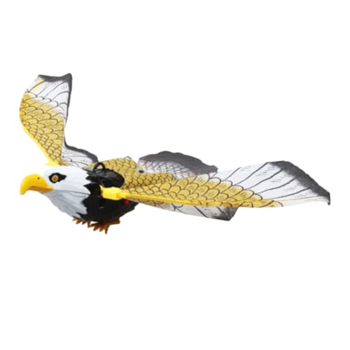 VICASKY Elektronisches Flugvogel mit Musik und Licht Fliegender Adler ohne Batterie Kreatives Eltern Junge Mädchen Hand Auge Koordination und Beobachtung für Drinnen und Draußen Geeignet von VICASKY
