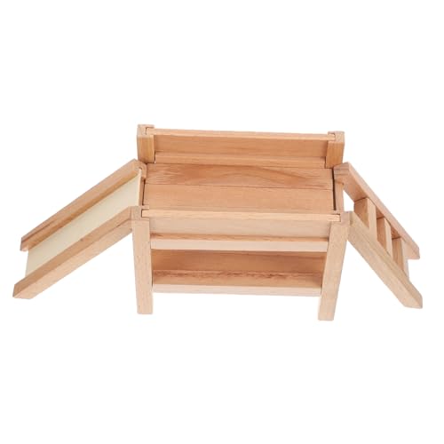 VICASKY Etagenbett-Spielzeug Zum Zusammenbauen – Holzpuzzle Und Demontagespiel – Realistisches Möbelmodell Für Kinder von VICASKY