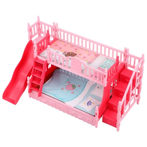 VICASKY Etagenbett für Puppen Automatenstatuen Puppe Miniaturkissen aufblasbarer Welpe Kaninchen Puppen etagenbett puppenhaus Einrichtung Miniatur-Etagenbettmodell Puppenhausmöbel Abs Rosa VICASKY Etagenbett für Puppen Automatenstatuen Puppe Miniaturkissen aufblasbarer Welpe Kaninchen Puppen etagenbett puppenhaus Einrichtung Miniatur-Etagenbettmodell Puppenhausmöbel Abs Rosa von VICASKY
