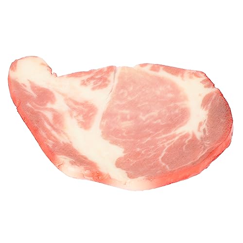 VICASKY Künstliches Rindfleischmodell für Rollenspiele Kunstfleisch Dekoration Realistische Lebensmittelattrappe für Küchen und Restaurantrequisiten Sicher und Wiederverwendbar von VICASKY