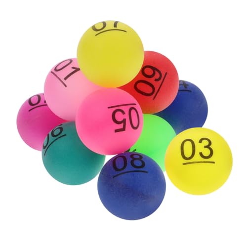 VICASKY Farbe Zahlenball Mini-Spielbälle Tombola-Kugelnummern mehrfarbige Plastikkugeln Mini-Zahlenkugeln Ersatz-Minibälle Kugeln ersetzen Bingokugeln mit Käfig Spielball verlost Bälle pp VICASKY Farbe Zahlenball Mini-Spielbälle Tombola-Kugelnummern mehrfarbige Plastikkugeln Mini-Zahlenkugeln Ersatz-Minibälle Kugeln ersetzen Bingokugeln mit Käfig Spielball verlost Bälle pp von VICASKY