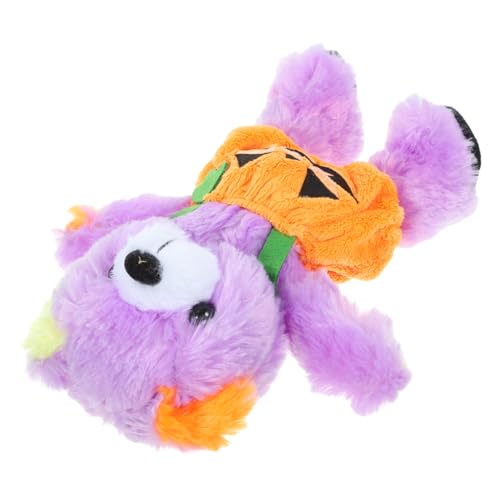 VICASKY Farbenfroher Halloween Bär Plüschspielzeug mit Kürbis Kostüm Niedliche Dekoration für Festlichkeiten als oder Raumdeko von VICASKY