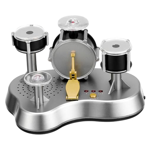 VICASKY Finger Drum Set mit LED Lichtern Mini Musikinstrument für Touch Panel Schlagzeug Pädagogisch Rhythmusfördernd für Jungen und Mädchen VICASKY Finger Drum Set mit LED Lichtern Mini Musikinstrument für Touch Panel Schlagzeug Pädagogisch Rhythmusfördernd für Jungen und Mädchen von VICASKY