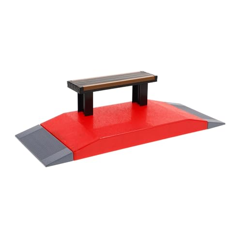 VICASKY Finger Skateboard Ramp Mini Skate Park Zubehör für Erwachsene Realistische mit DIY Komponenten und Hindernis Szenen für Endlosen Spaß im Skate Park von VICASKY