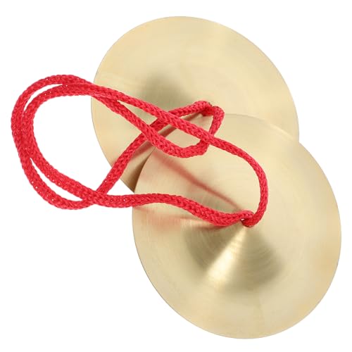 VICASKY Fingerzimbeln Aus Legierung Musikspielzeug für Jungen und Mädchen 1 Paar für Tanz und Unterhaltung von VICASKY