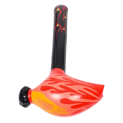 VICASKY Aufblasbares Flammenhammer-Spielzeug 85 cm Rot PVC Baseballschläger Karnevalspreis Für Jungen von VICASKY