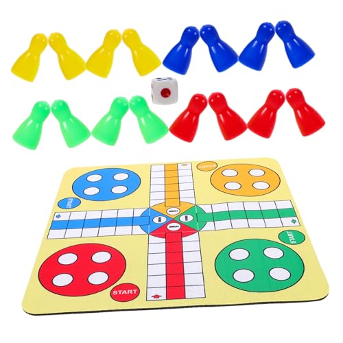 VICASKY Fliegendes Schachspiel Faltbare Spielmatte Tischspiel Interaktives Brettspiel Kleines Gesellschaftsspiel Leicht Transportierbar für Familie und Freunde von VICASKY