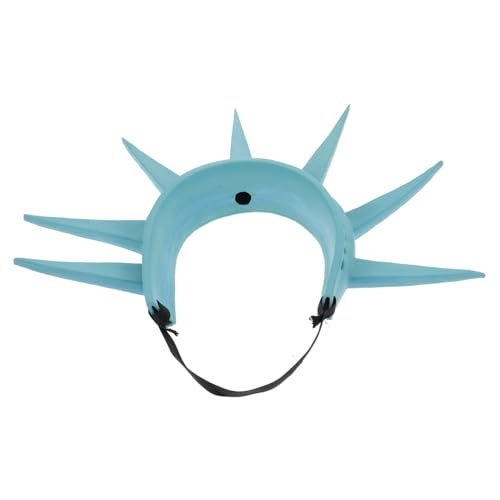 VICASKY Stirnband mit Freiheitsstatue Hut Einzigartiges mit Stacheln Versehenes Kopfstück Lady Liberty-Ornamente für Patriotische Nationalfeiern VICASKY Stirnband mit Freiheitsstatue Hut Einzigartiges mit Stacheln Versehenes Kopfstück Lady Liberty-Ornamente für Patriotische Nationalfeiern von VICASKY