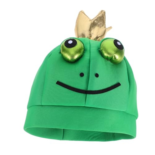 VICASKY Froschhut Tierkostüm Unisex Universalgröße Halloween Party Foto Requisite Kreatives Accessoire Bühne Verkleidung Cosplay von VICASKY